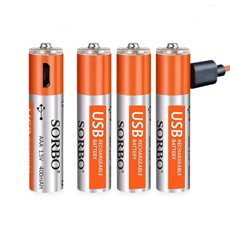 Аккумуляторная батарея Сорбо 1 5 В 400 мАч 4 шт. в зарядный кабель|lipo battery|battery lipo