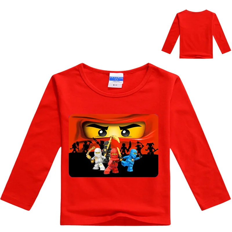 

3-12Years 2019 Boys T Shirt Legoes T-shirt Baby Ninjago Boy Tshirt L Sleeves Children Summer Clothes Toddler Boy Shirts