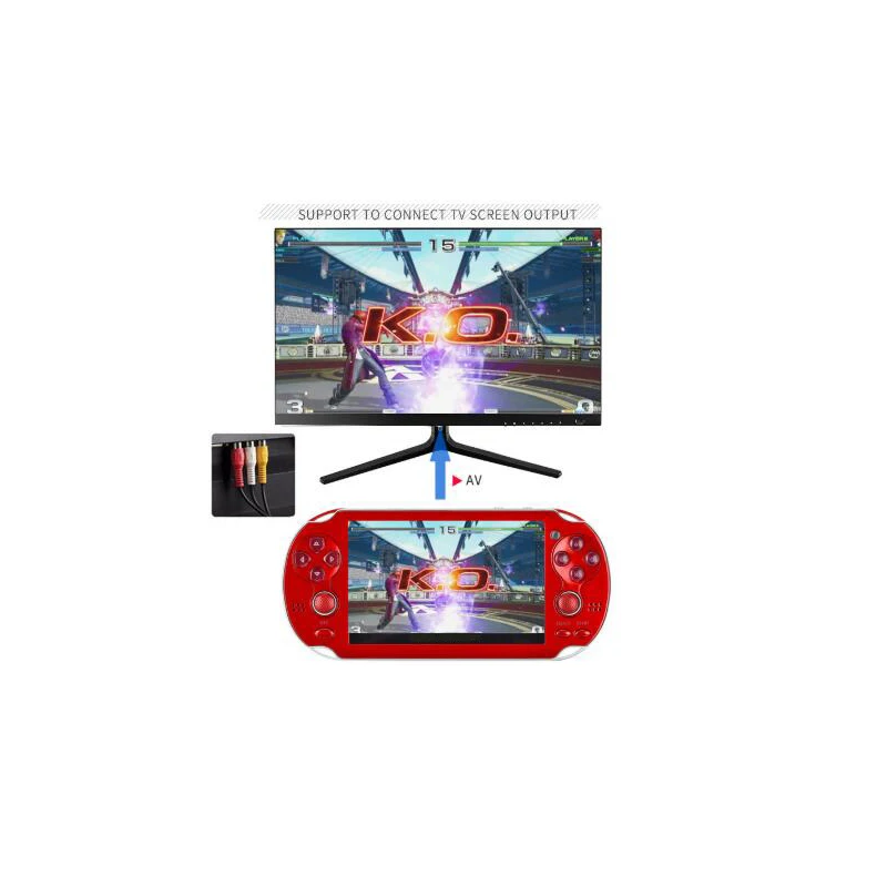 

Video Game Player Game Console Handheld Retro Game 4.3 inch Screen Mp4 Player Game Player Support Camera,Video,E-book