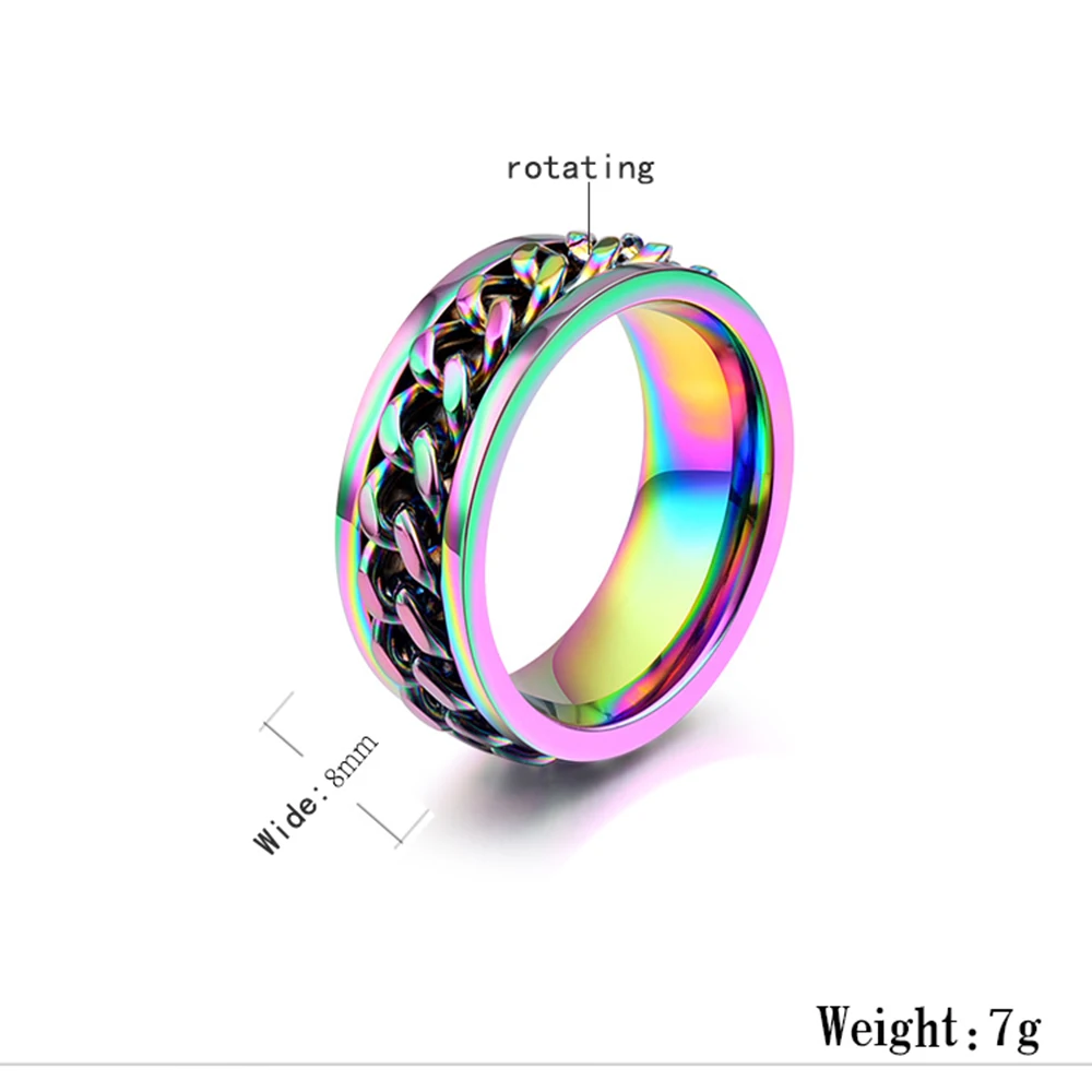 Новое модное кольцо из нержавеющей стали позолоченное/Черное R17065 2019|ring for|fashion
