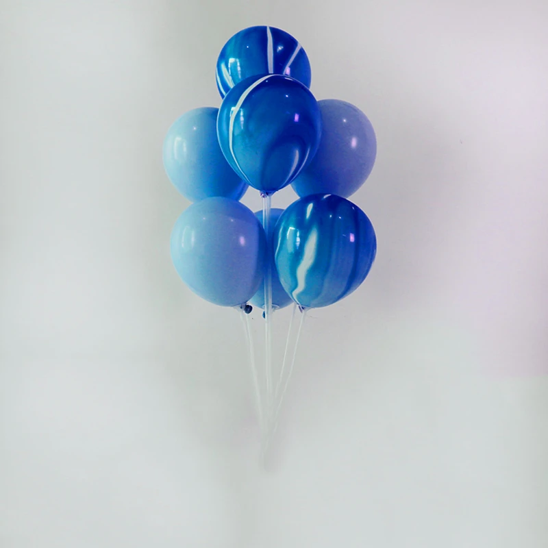 blue 10 шт. Новые 12 дюймов День рождения латексные воздушные шары счастливая Свадебная вечеринка Cecoration для взрослых и детей набор для домашней вечеринки детская игрушка - Цвет: blue