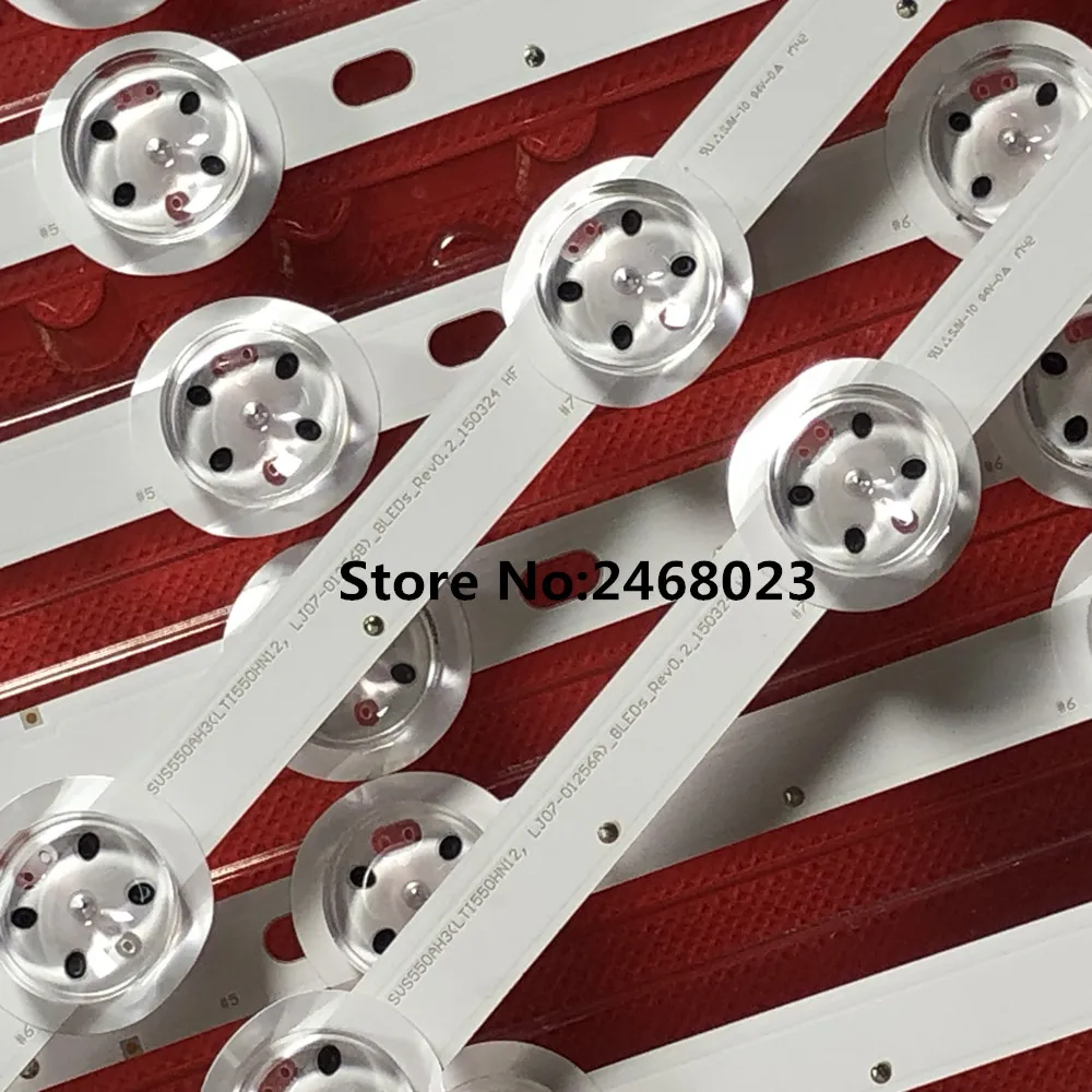 100% оригинал 13 шт./лот для SVS550AH3 (лти550hn12 LJ07 01256B)_ 8leds_rev0 _ 150324|Светодиодные ленты| |
