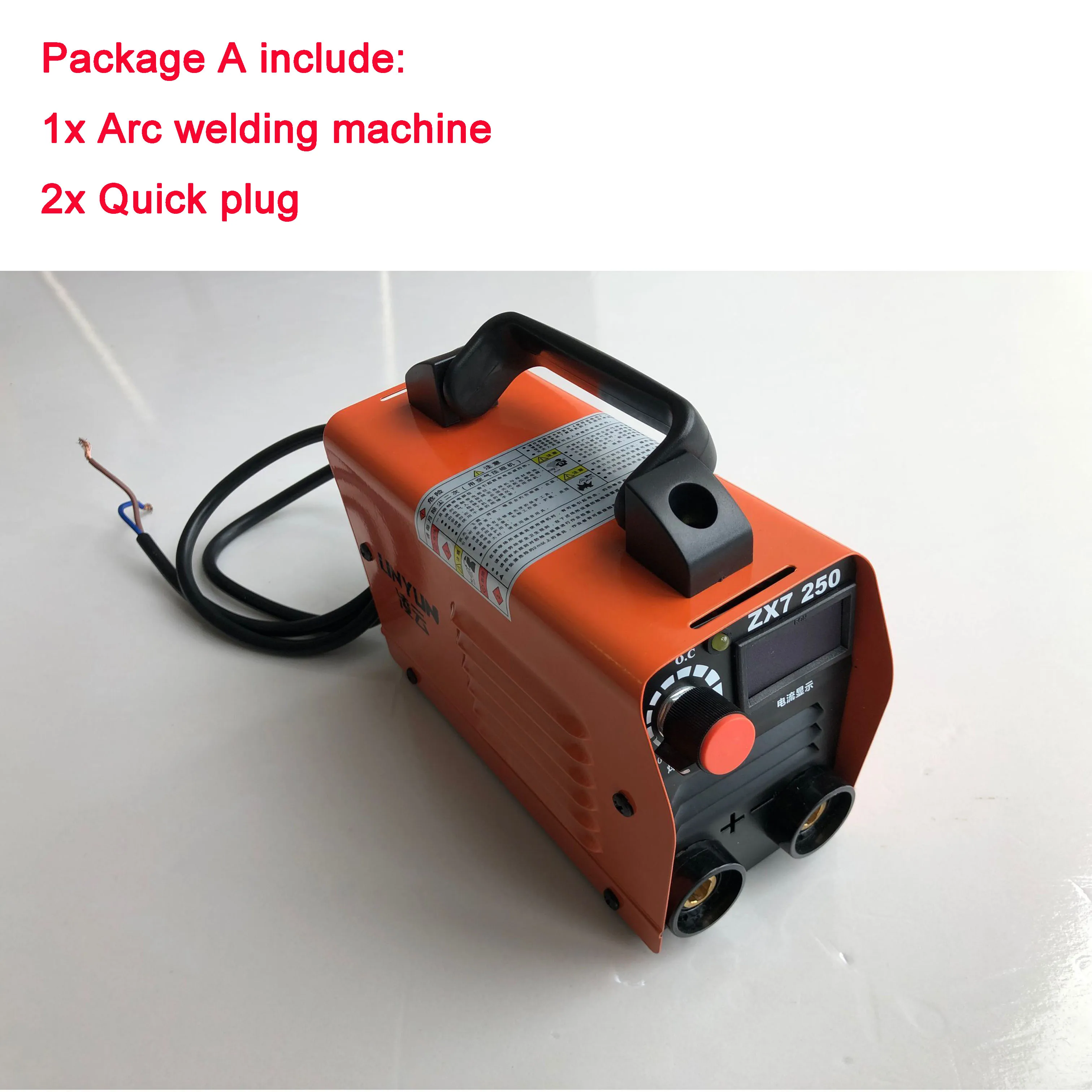 250A 110 250V Светодиодный дисплей сварочный аппарат компактный мини MMA инвертор