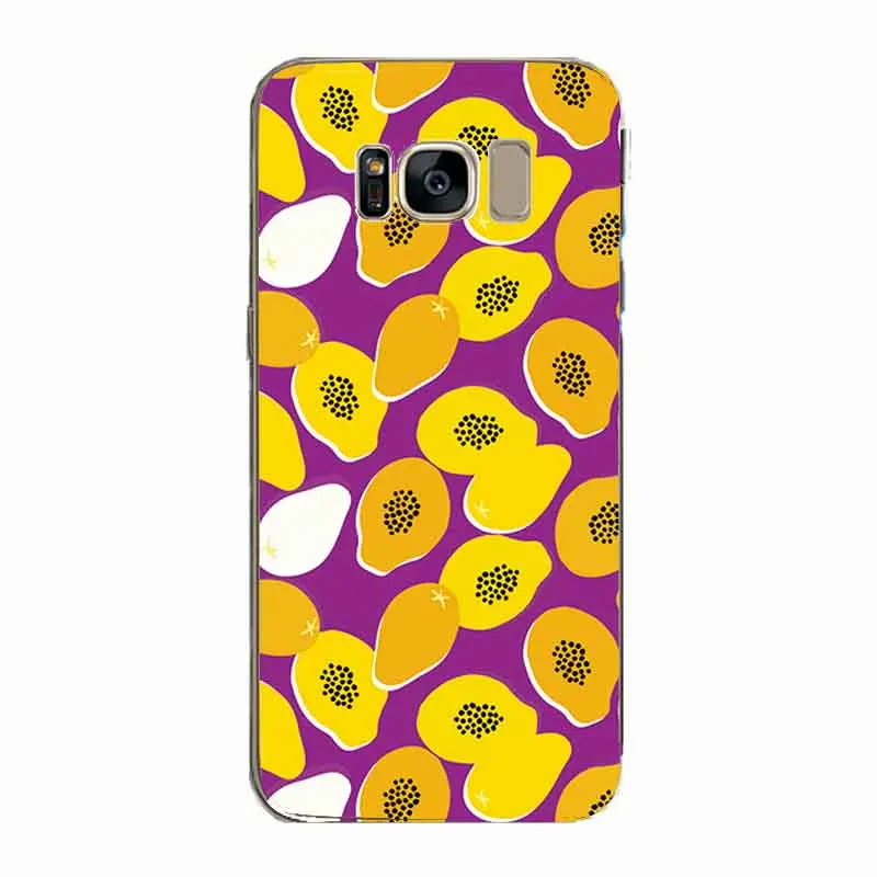Мягкий силиконовый чехол для телефона с фруктами Guacamole Carambola papaya Samsung s6 s7edge S8 S9 plus