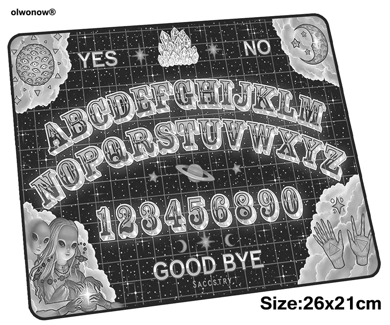 Коврик для мыши ouija 26x21 см игровой коврик большой геймеров крутой новый