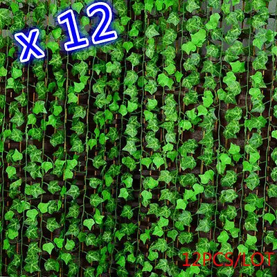 8x9 см 12 шт. зеленый искусственный Плющ листьев растений искусственная