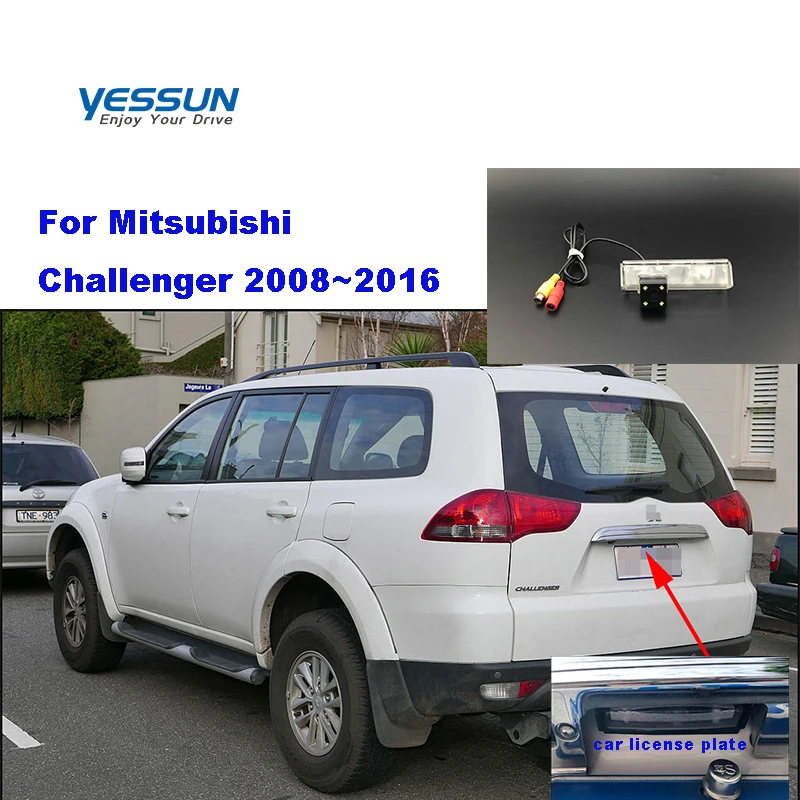 

Yessun камера номерного знака для Mitsubishi Challenger 2008 ~ 2016 камера заднего вида CCD