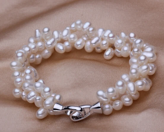 Браслет из пресноводного жемчуга ZCD 417 + 4 5 мм Sweet era|freshwater pearl bracelet|pearl braceletbracelet bracelet