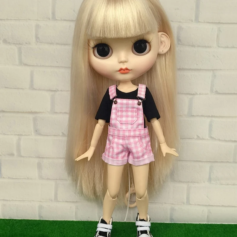 Модные Blyth футболки с изображением куклы комбинезон одежда для Neoblythe Azone Licca Barbies Momoko 1/6 BJD куклы аксессуары
