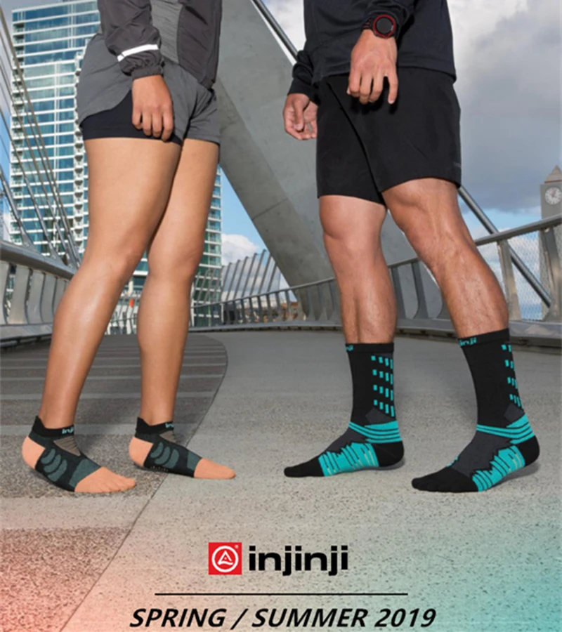 Женские носки с пятью пальцами Injinji ультра беговые Coolmax 2019|Носки для бега| |