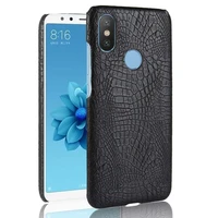 subin new case for xiaomi redmi 6 pro 5 84 luxury crocodile skin pu leather back cover phone protective case for mi redmi 6pro