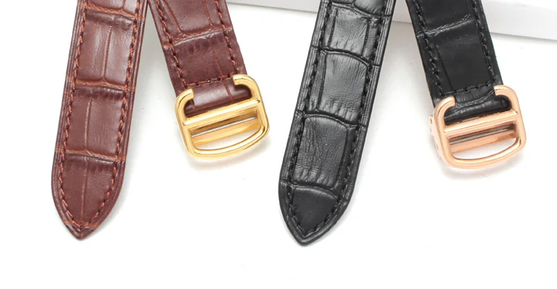 Подходит для Cartier ремень для мужчин кожа бак London solo ремень карточный календарь ремешок 18 мм 20 мм 22 мм 23 мм 24 мм