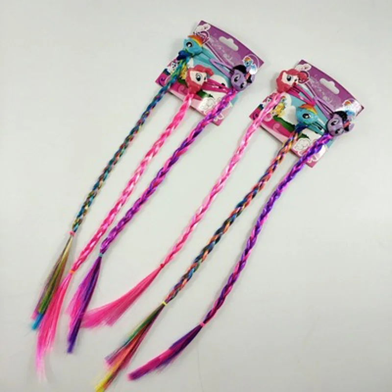 Девушка косичка косплэй Искусственные парики аксессуары COS головной убор на