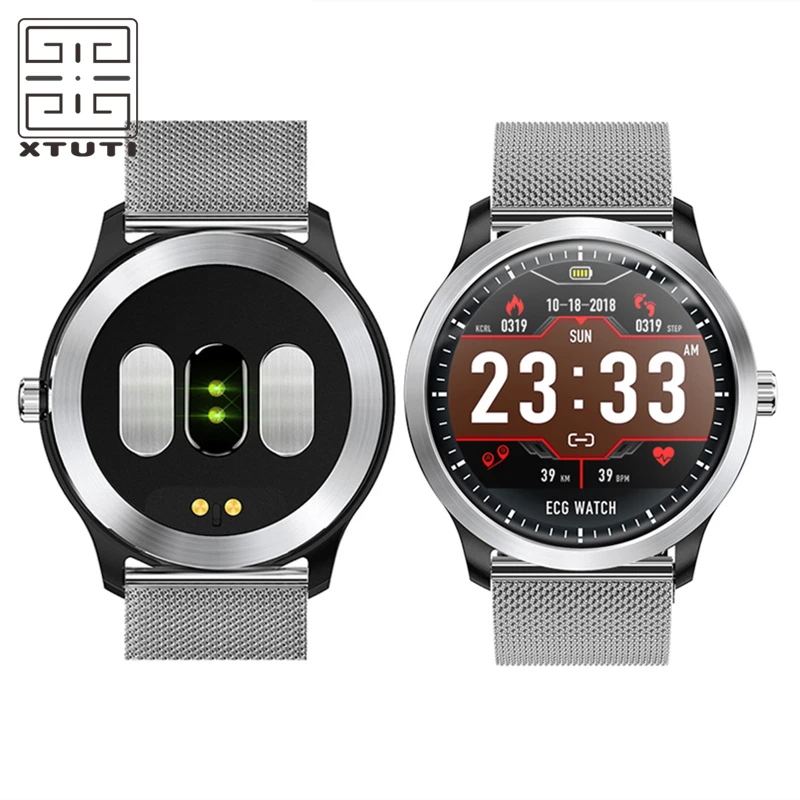 Topest ECG + PPG Смарт часы для мужчин и женщин спортивный фитнес трекер Smartband Монитор