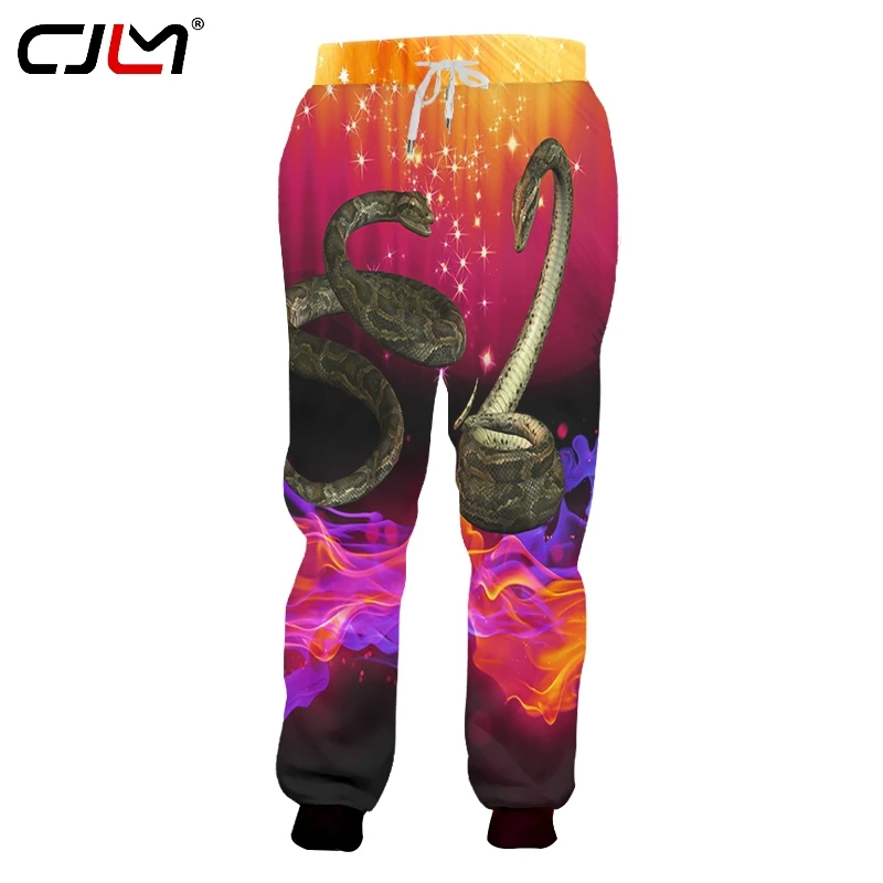 CJLM 2019 унисекс хип хоп 3D Печатный сервис Oringial Звездное пламя змея на заказ Плюс