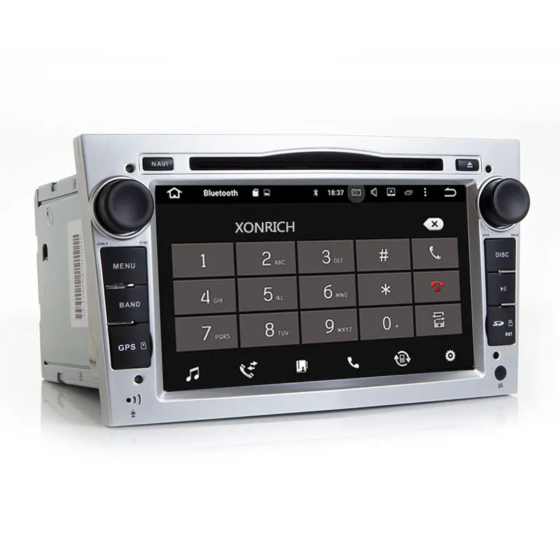 Xonrich Автомобильный мультимедийный плеер 2Din GPS Радио DVD Android 8 1 для Opel Astra H Vectra C Zafira b