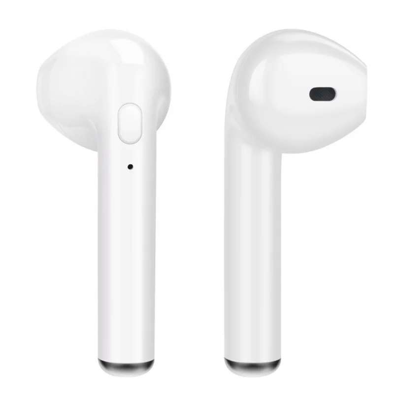 Беспроводные Bluetooth наушники I7s мини гарнитура вкладыши с микрофоном для