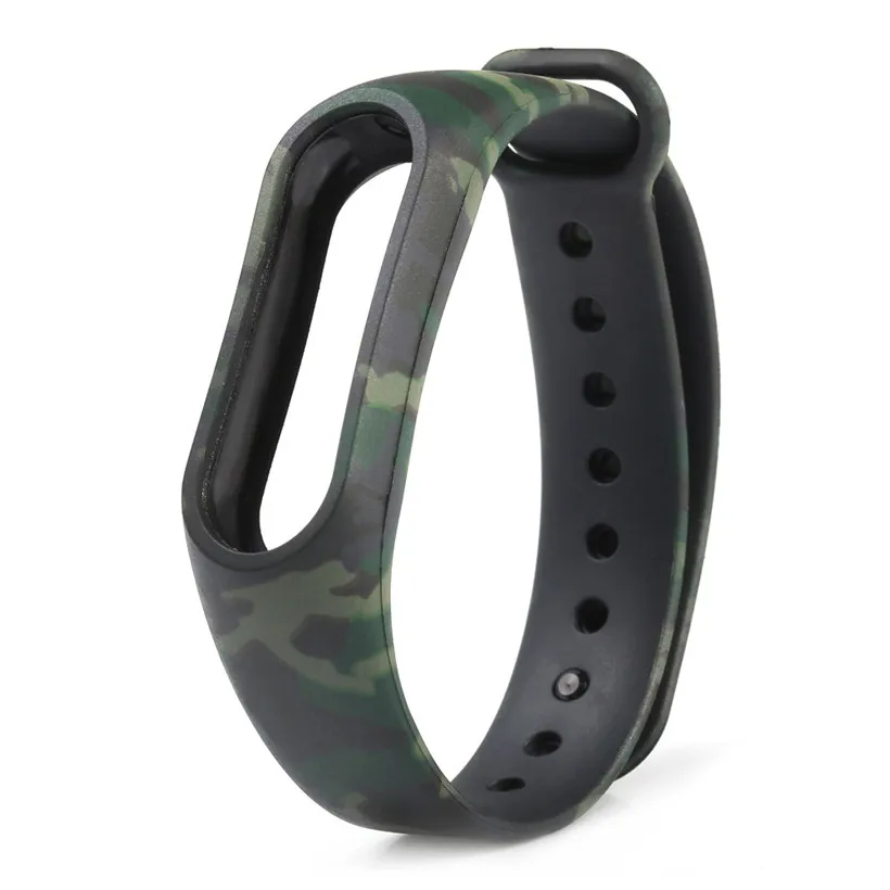 Новый Камуфляжный ремешок сменный Браслет для Xiaomi MI Band 2 2017 Прямая поставка 0620|for