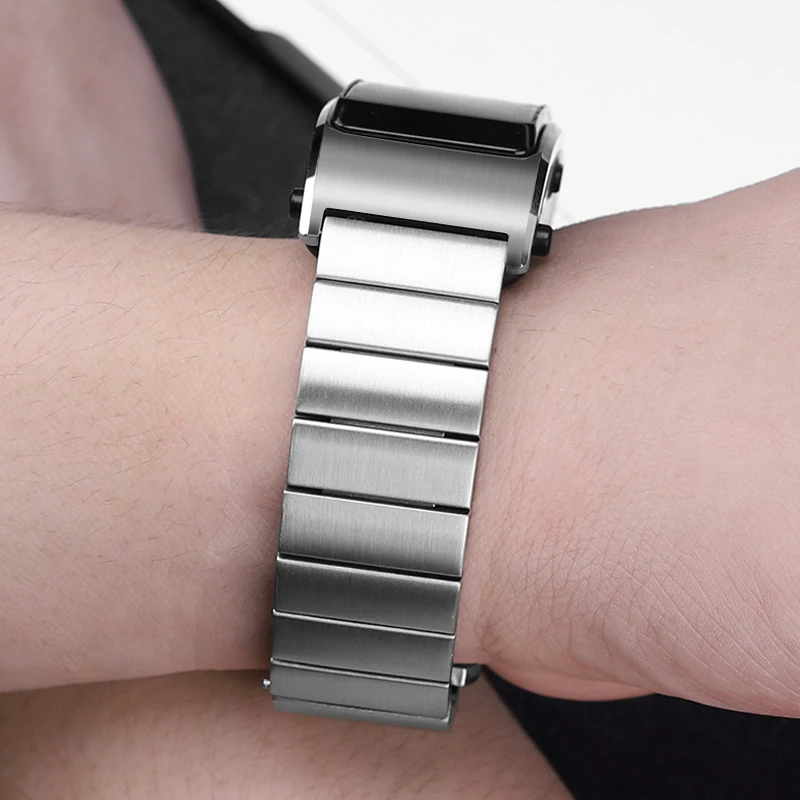 18 мм ремешок из нержавеющей стали для HONOR Watch S1 HUAWEI TalkBand B5 часы сменный