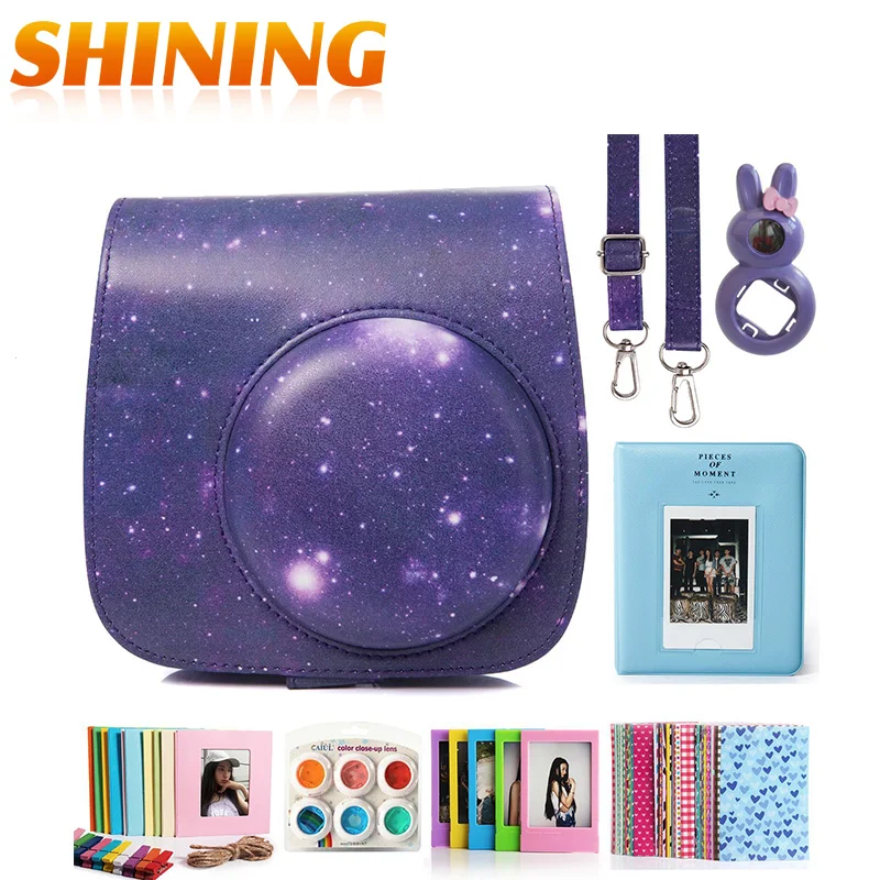 Fujifilm Instax Mini 8 аксессуары Космос звездное небо ночное камера Чехол сумка альбом