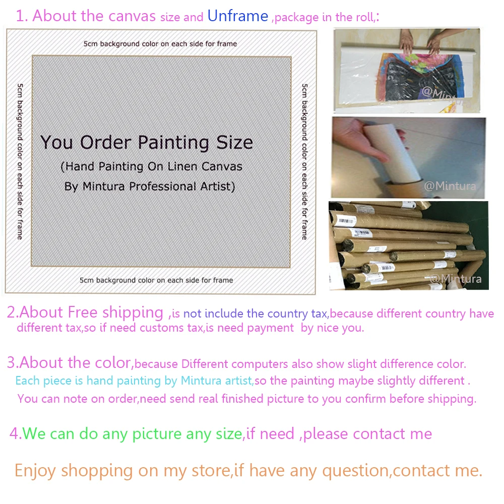 Бесплатная доставка ручная роспись современные Красочные абстрактные линии