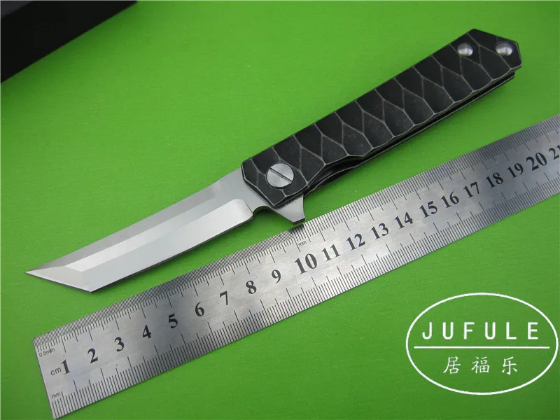 Jufule yidu Новый Самурай нож Titanium сплав подшипника D2 Многофункциональный подшипник