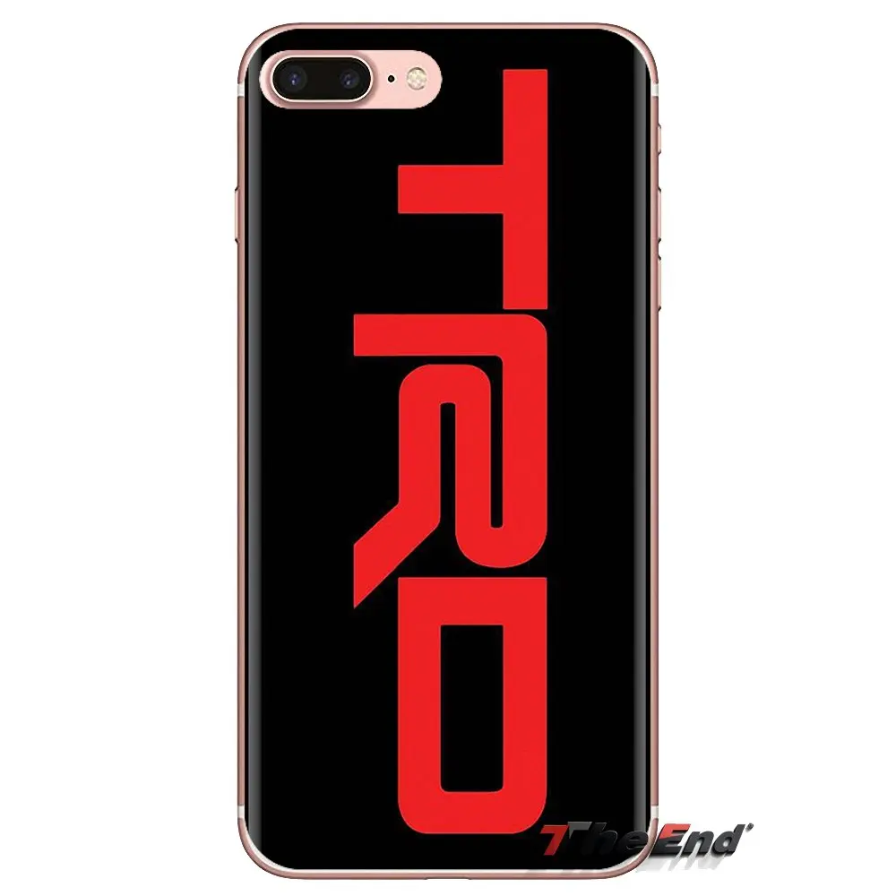 Transparent Soft Shell Covers Car Logo TRD Toyota Racing For iPod Touch Apple iPhone 4 4S 5 5S SE 5C 6 6S 7 8 X XR XS Plus MAX |