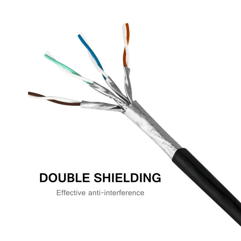 1 м 5 VANDESAIL CAT7 Ethernet плоский кабель SSTP сетевой Gigabit Патч-Корд RJ45 витая пара Lan для GigE |