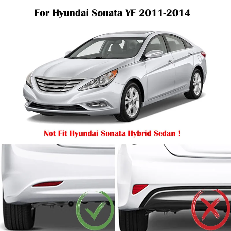 Для hyundai Sonata i45 YF 2011 2012 2013 хромированная лампа заднего противотуманного фонаря, накладка, молдинг, рамка, украшение, Стайлинг