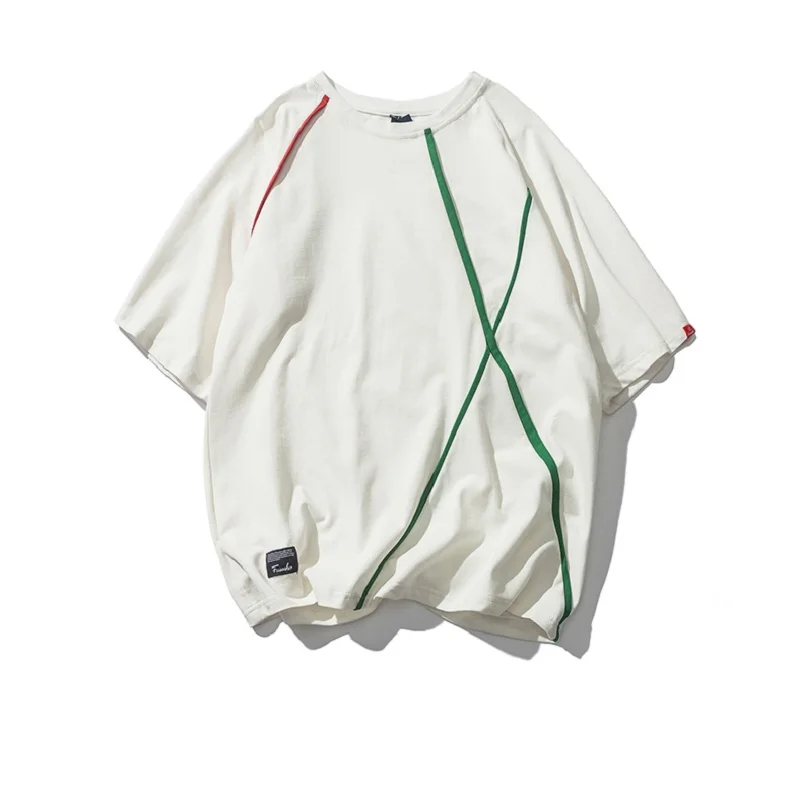 Wycbk уличная полосатая свободная Стильная мужская футболка в стиле хип-хоп 2018