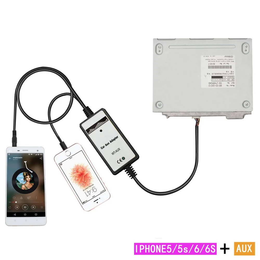 Автомобильный CD Mp3 адаптер 3 5 мм кабель вспомогательное оборудование для Iphone