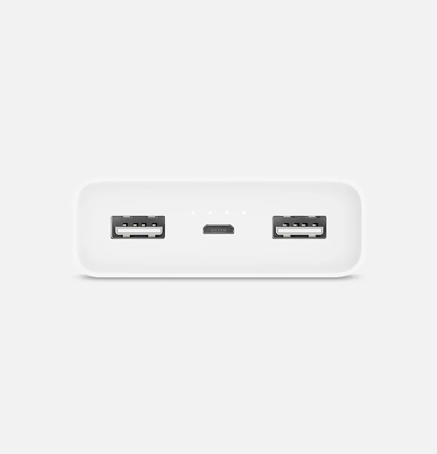 Оригинал Xiao mi power Bank 20000 мАч 2C портативное зарядное устройство Поддержка QC3.0 Dual USB