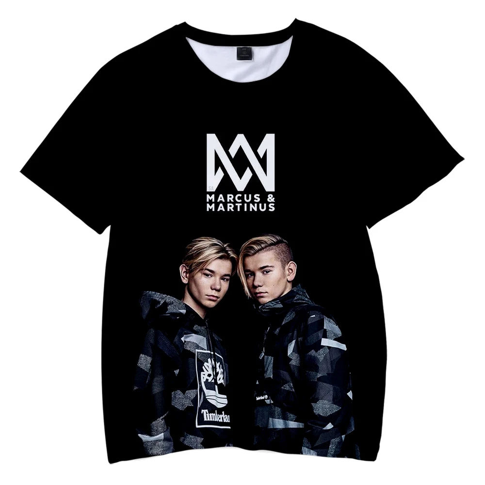 Marcus& Martinus/Детские футболки с 3D принтом, модные летние футболки с короткими рукавами, Лидер продаж года, Повседневная Уличная одежда, детские футболки