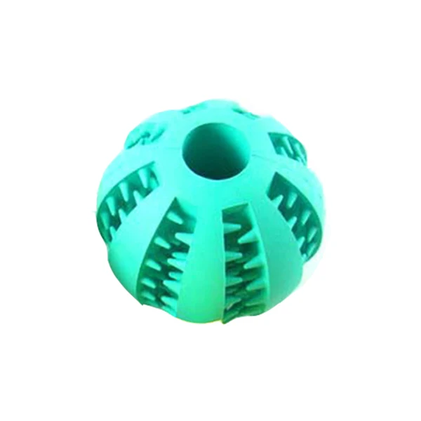 WJ2019004CP-A Собака жевать игрушка, резиновый мяч Еда подачи мяч для собака Интерактивная тренировочный мяч - Цвет: WJ2019004CP-A