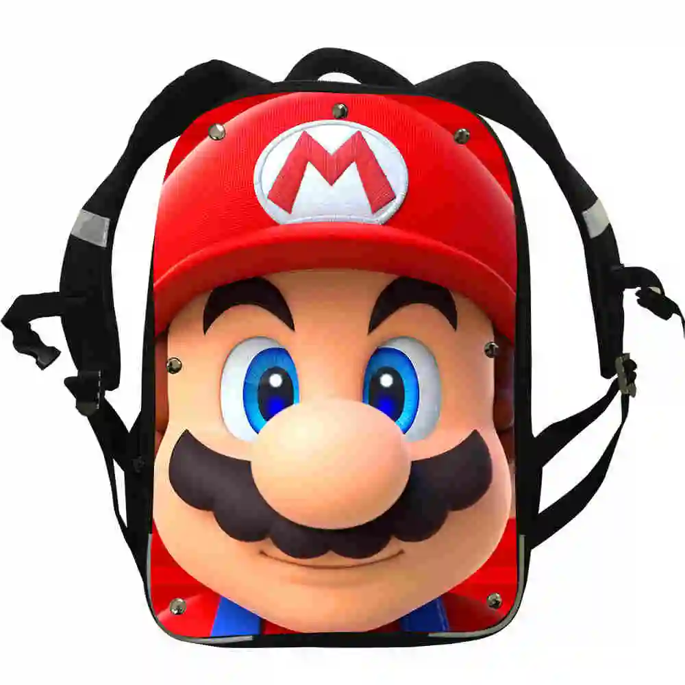 Рюкзаки Super Mario для мальчиков и девочек школьные сумки с рисунками животных аниме