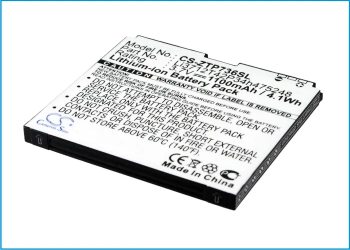 Cameron Sino 1100mAh батарея Li3712T42P3h475248 для ZTE Atlas OZTA1211 Orange/T-Mobile P736V San Francisco 2 Vivacity | Мобильные