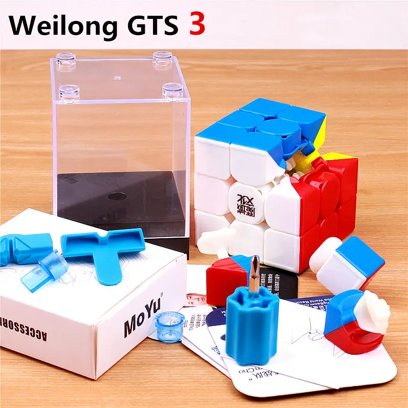 MOYU WEILONG GTS 3 магический скоростной кубик стикер меньше Профессиональный 3X3X3
