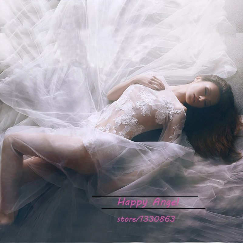 Фотография беременной женщины для беременных реквизит белое красивое кружевное