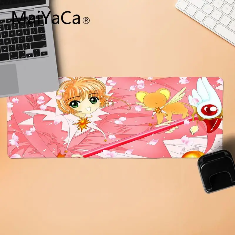 MaiYaCa Нескользящая PC карта captor Сакура КИНОМОТО аниме девушка прочный резиновый коврик для мыши коврик геймер скорость мыши розничная небольшой коврик для мыши