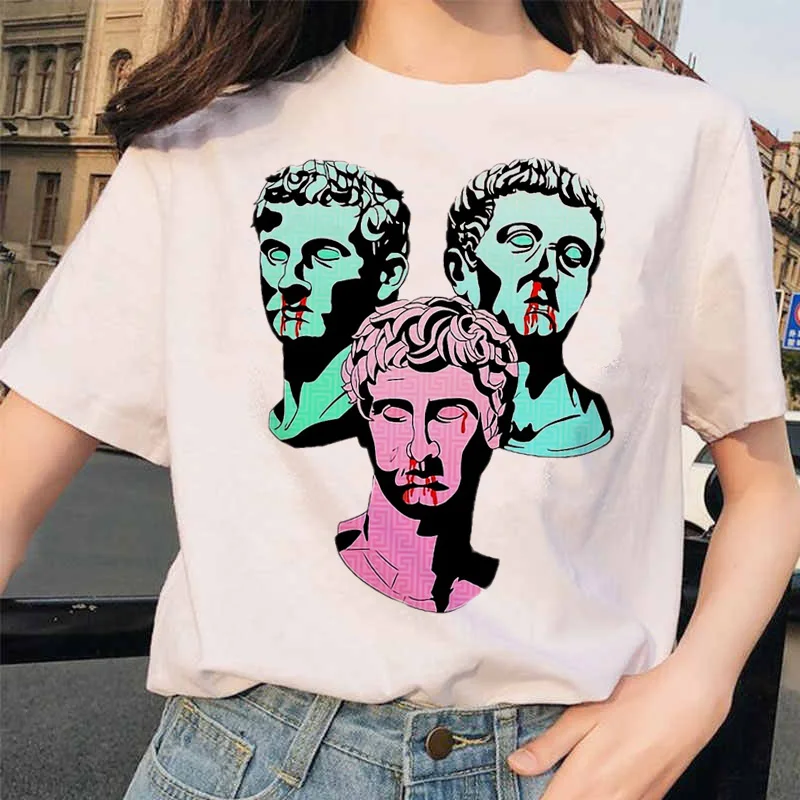 5396 Vaporwave рубашки ulzzang Grunge Tumblr графическая Футболка harajuku Эстетическая Винтажная футболка корейский стиль 90s одежда футболка - Цвет: 5396