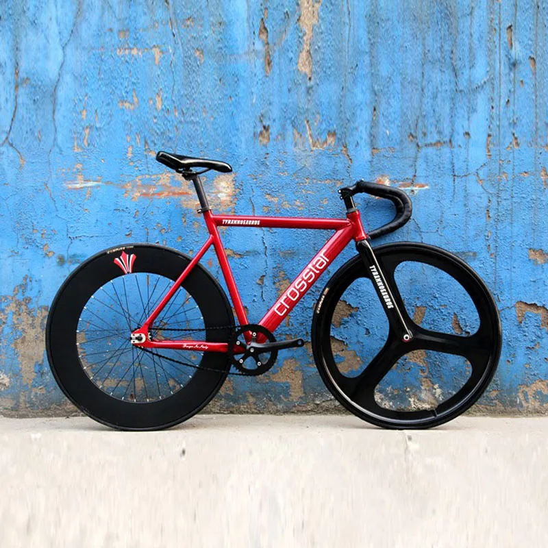 Колесо из магниевого сплава 700C велосипед 3 Спицы fixie Mag три переднее заднее колесо