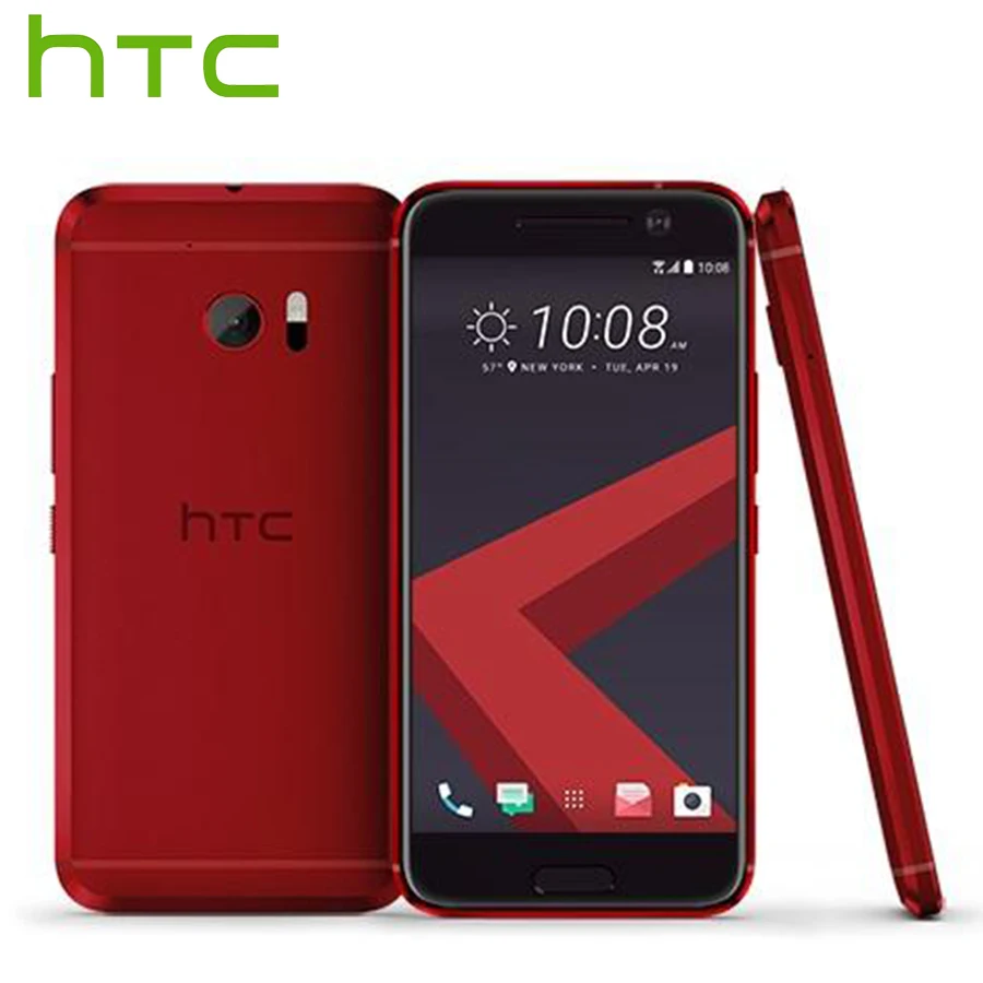 Мобильный телефон htc 10 с европейской версией, 4G LTE, Android, 5,2 дюймов, 4 Гб ОЗУ, 32 Гб ПЗУ, четырехъядерный процессор Snapdragon, камера 12 МП, NFC, смартфон с отпечатком пальца