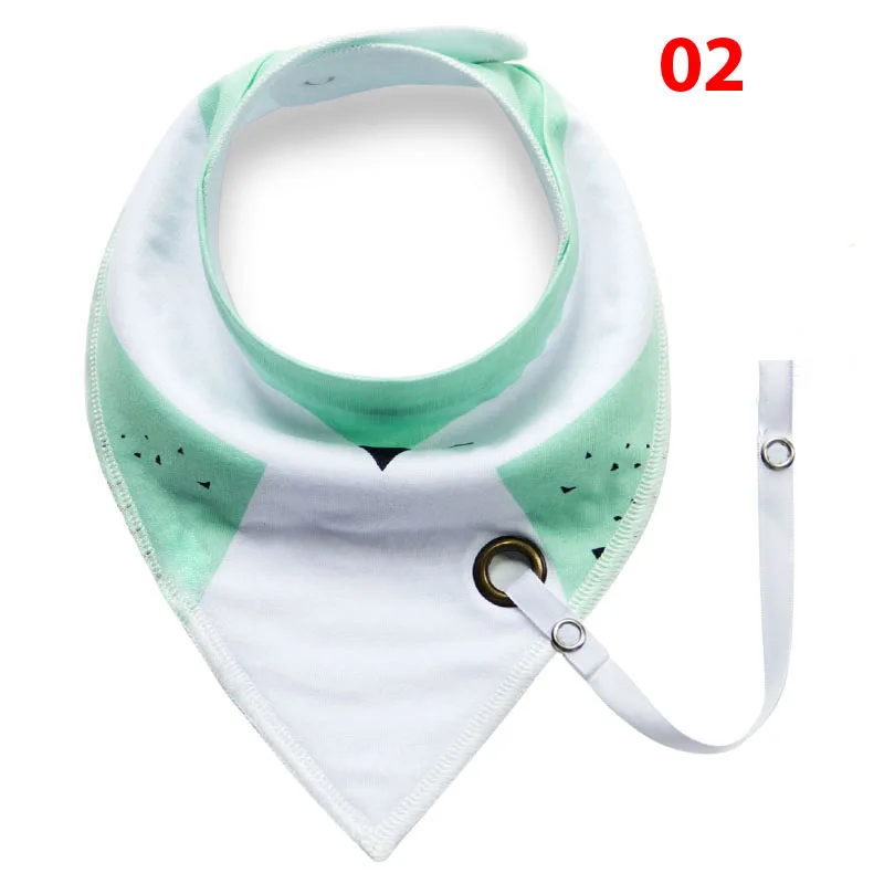 Новинка Детские треугольные нагрудники из хлопка с рисунками животных 18 стилей |