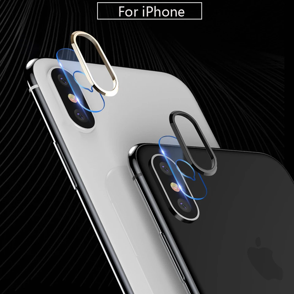 Для Apple iPhone Xs Max X XR Защитная пленка для объектива камеры из мягкого закаленного