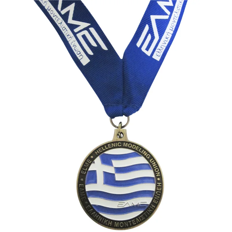 Custom Gold Plated Promotion Gift Modeling Union Medal Meallion with Ribbon k20065 | Дом и сад