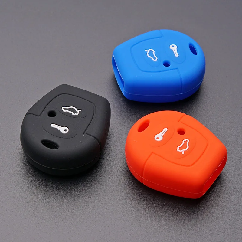 Силиконовый чехол для ключа Polo Golf Passat Bora Jetta SKODA FABIA OCTAVIA SEAT Ibiza Altea 2 кнопки
