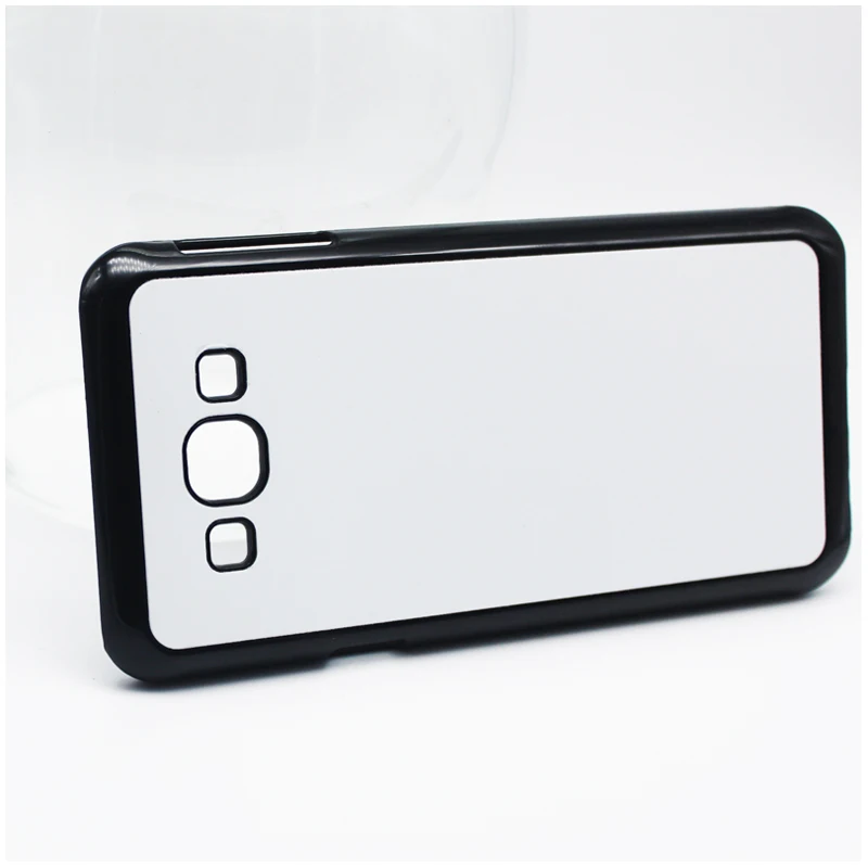 Для SAM A8 Blank 2D PC сублимационные Чехлы для телефона DIY теплопередающие черные белые