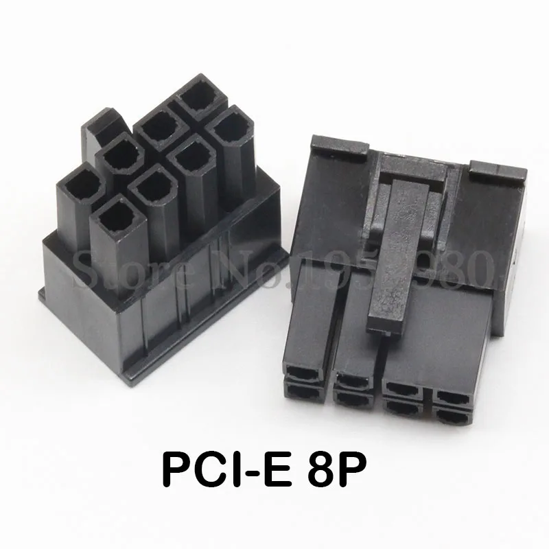20 компл. 4 2 мм разъем PC компьютер Видеокарта PCI E GPU 8Pin 5557 изогнутая игла гнездо +