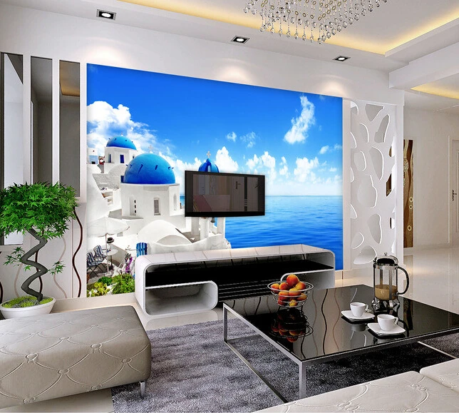 Обои с пейзажем на заказ обои изображением средиземноморского Эгейского моря