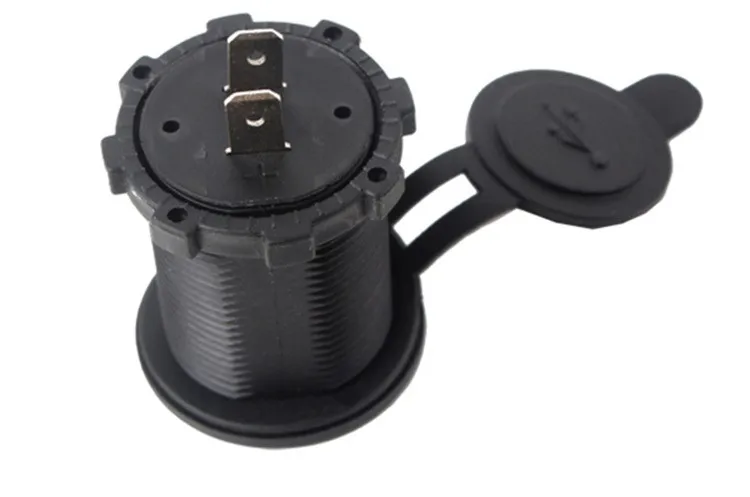Мотоцикл Грузовик Dual USB Выход 5 В DC 1A/2.1A автомобиля Зарядное устройство Мощность адаптер розетка водонепроницаемый Зарядное устройство для мобильный телефон GPS
